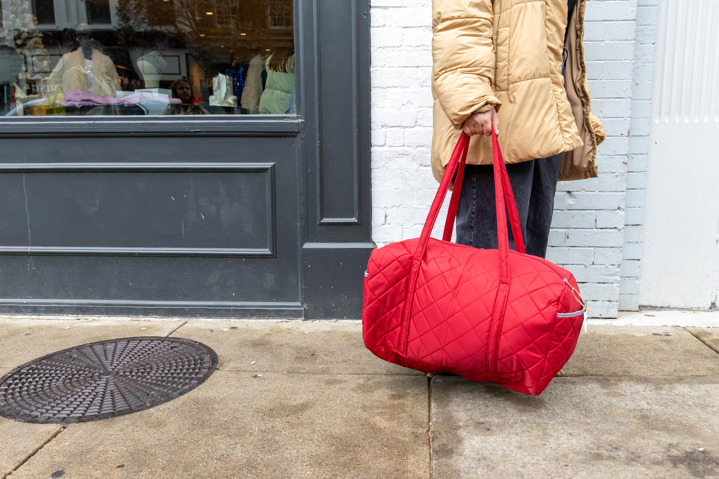 Crimson Duffle Bag