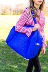 Royal Blue Duffel Bag